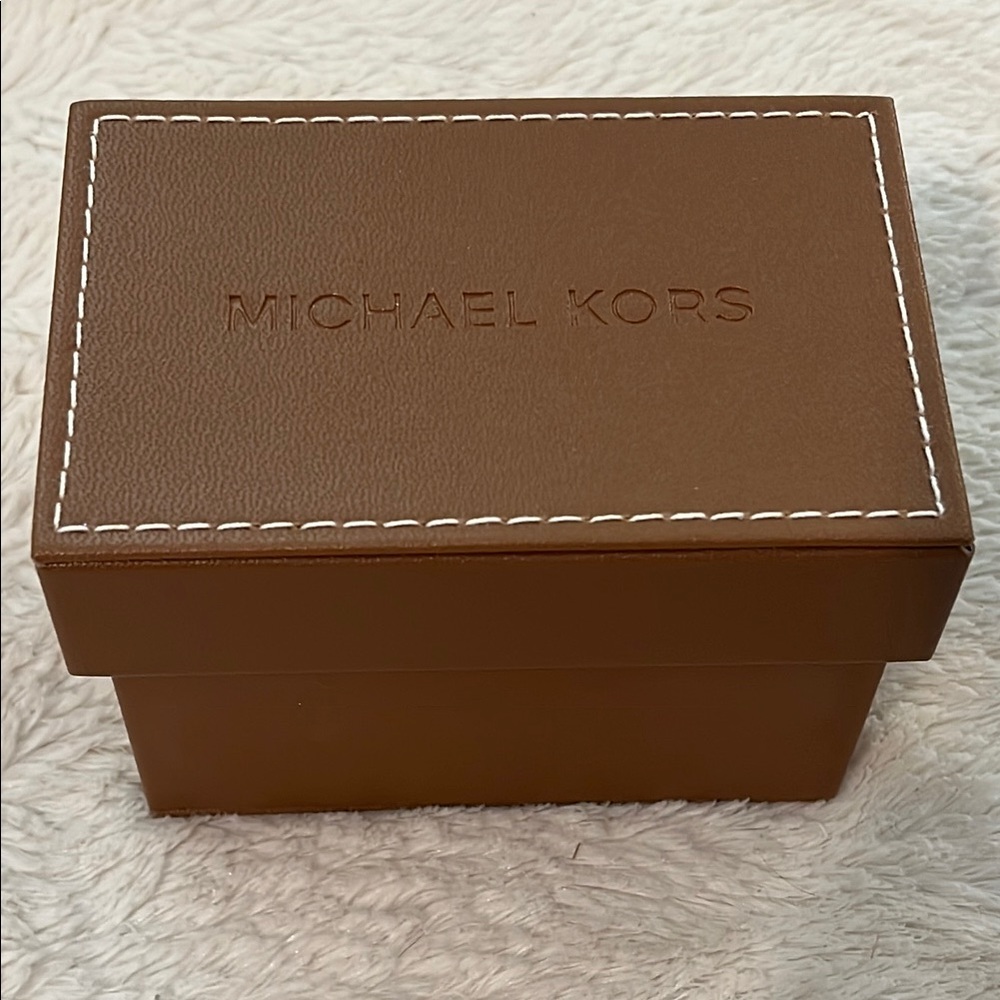 Michael Kors Brown Watch Box Minimalist Design